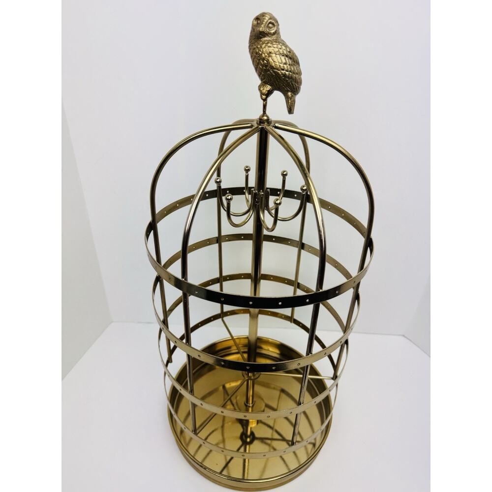 Pottery Barn Harry Potter Hedwig Owl Cage Jewelry Tree Warner Brothers